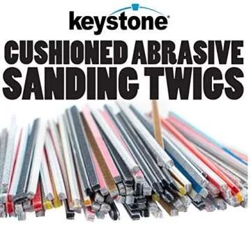 Keystone 100 Sanding Twigs or Sticks Ideal for Woodworking Hobby Arts Crafts Models Mixed Grits and ...