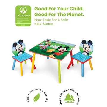 Disney Mickey Mouse Table and Chair Set for Kids