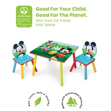 Disney Mickey Mouse Table and Chair Set for Kids