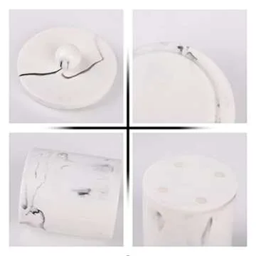 Stylish Tonxus Cotton Swab Holder for Bathroom Organization