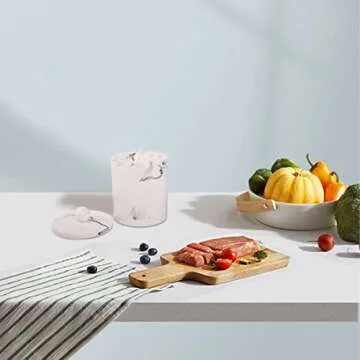 Stylish Tonxus Cotton Swab Holder for Bathroom Organization