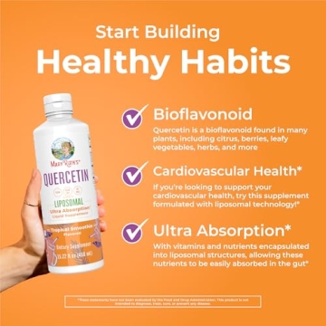 Quercetin Liquid Liposomal by MaryRuth Organics for Health