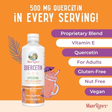 Quercetin Liquid Liposomal by MaryRuth Organics for Health