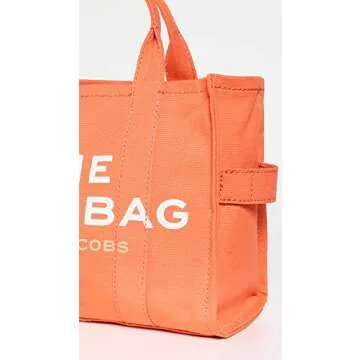 Marc Jacobs Women's Small Traveler Tote, Dragon Fire, Orange, Graphic, One Size