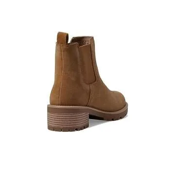 Blondo Women's Mayes Waterproof Chelsea Boot in Cognac Suede