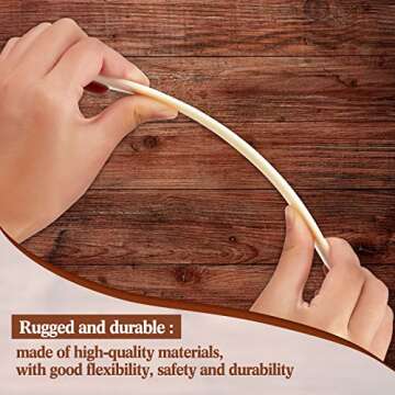 Stained Glass Tools 4 Pieces FID Stained Glass Plastic Burnisher Flat Foil Holder Supplies for Work DIY Handicrafts