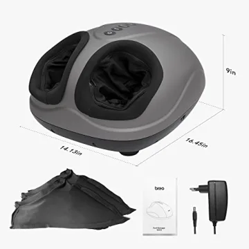 Breo Foot Massager with Heat | Deep Shiatsu Massage for Feet