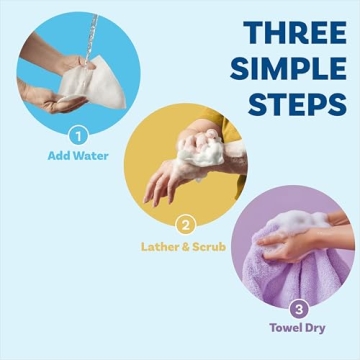 Scrubzz Rinse Free Bathing Wipes - Clean Anytime, Anywhere