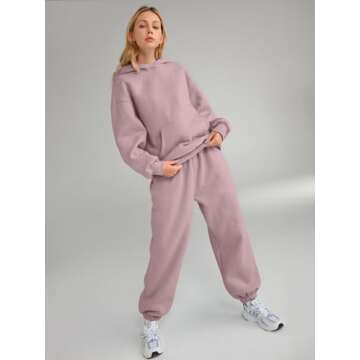 AUTOMET Oversized Sweatsuits for Women - Cozy Fall Fashion