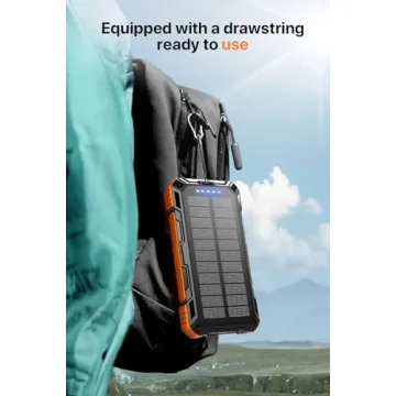 Solar Portable Charger 49800mAh for Camping & Travel