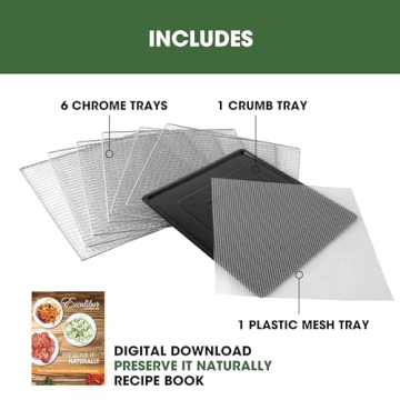 Excalibur Electric Food Dehydrator with Timer and Adjustable Temperature