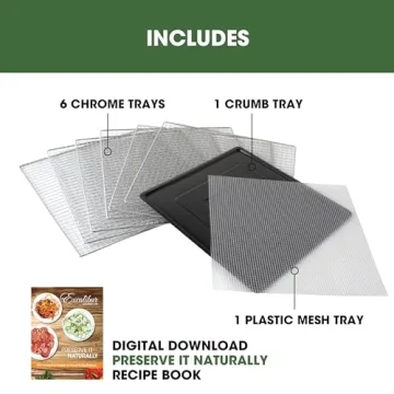 Excalibur Electric Food Dehydrator with Timer and Adjustable Temperature
