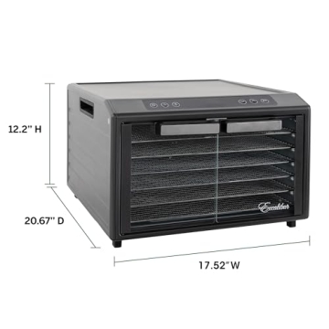 Excalibur Electric Food Dehydrator with Timer and Adjustable Temperature