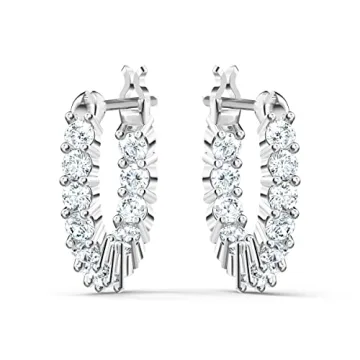 Swarovski Matrix Vittore Mini Hoop Earrings for Elegant Look