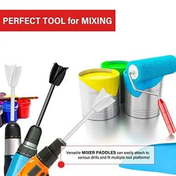 8 Pcs Epoxy Mixer Paddles for Easy Mixing