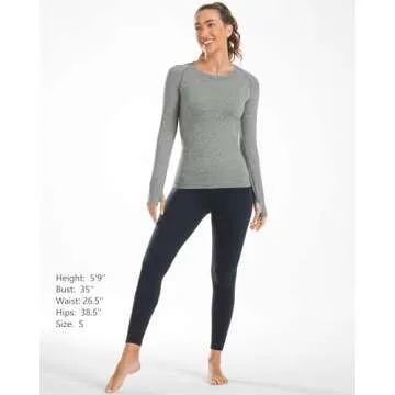 Stelle Seamless Long Sleeve Workout Shirt for Women
