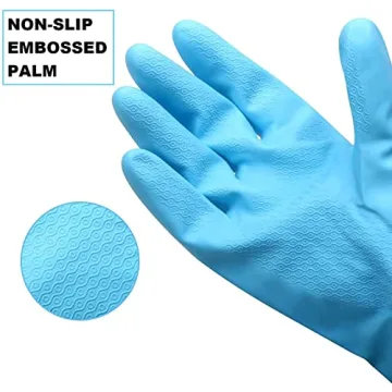 Colorful URBANSEASONS Rubber Gloves for Everyday Cleaning