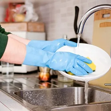Colorful URBANSEASONS Rubber Gloves for Everyday Cleaning