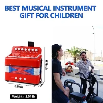 Kids Accordion - Perfect Musical Gift for Ages 3-12