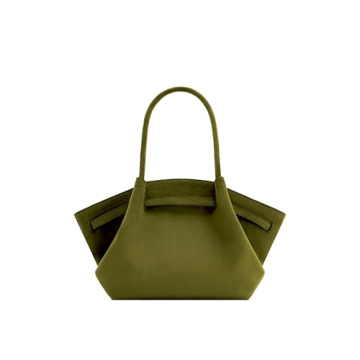 JW PEI Women's Hana Medium Faux Suede Tote - Dark Olive