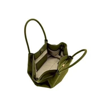 JW PEI Women's Hana Medium Faux Suede Tote - Dark Olive