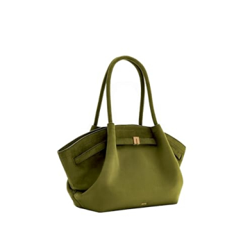 JW PEI Women's Hana Medium Faux Suede Tote - Dark Olive