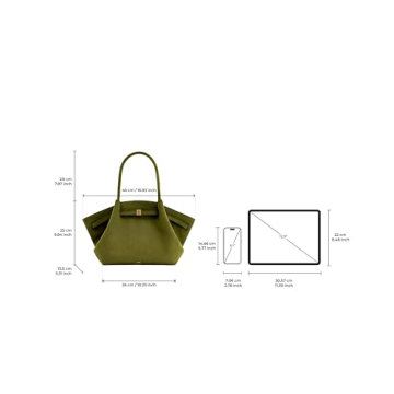 JW PEI Women's Hana Medium Faux Suede Tote - Dark Olive