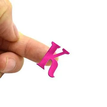 BronaGrand 8 Sheets Letter Stickers Alphabet Sticker Self Adhesive Letters for Crafts,Scrapbooking(8 Colors)