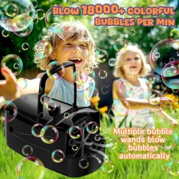 Bubble Machine - 18000+ Bubbles/Min, 2 Speeds
