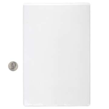 StoreSMART - Peel & Stick Pocket - 6" x 9 1/2" Open Short Side - 10-Pack - Clear Vinyl Plastic - STB109S-10