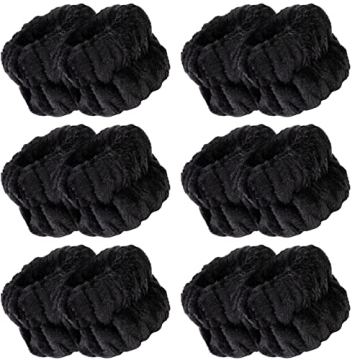 WHAVEL 6 Pairs Absorbent Wrist Towels for Skin Care