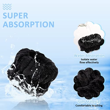 WHAVEL 6 Pairs Absorbent Wrist Towels for Skin Care