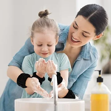 WHAVEL 6 Pairs Absorbent Wrist Towels for Skin Care