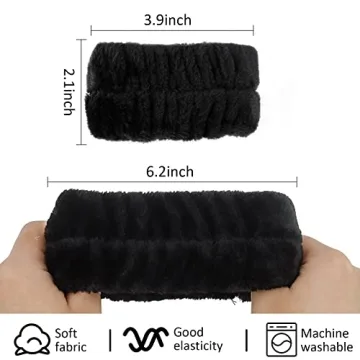 WHAVEL 6 Pairs Absorbent Wrist Towels for Skin Care
