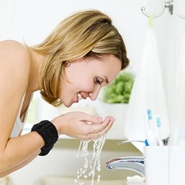 WHAVEL 6 Pairs Absorbent Wrist Towels for Skin Care