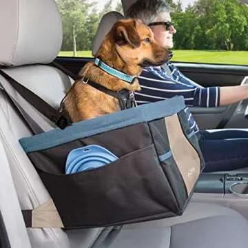 Kurgo Dog Booster Seat for Small Dogs - Safe & Comfortable
