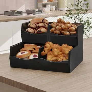 Bamboo Pantry Organizers - Stackable and Stylish Storage Bins