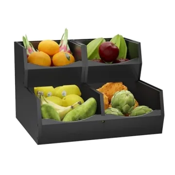 Bamboo Pantry Organizers - Stackable and Stylish Storage Bins