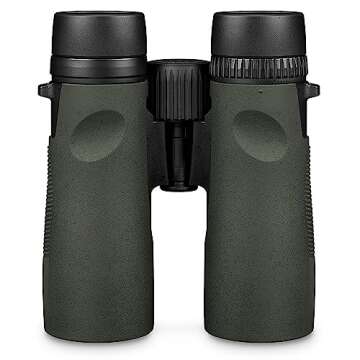 Vortex Optics Diamondback HD 10x42 Binoculars - HD Optical System, Non-slip Grip, Waterproof, Fogproof, Shockproof, Included GlassPak - Unlimited, Unconditional Warranty
