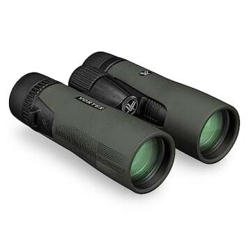 Vortex Optics Diamondback HD 10x42 Binoculars - HD Optical System, Non-slip Grip, Waterproof, Fogproof, Shockproof, Included GlassPak - Unlimited, Unconditional Warranty