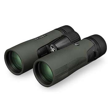 Vortex Optics Diamondback HD 10x42 Binoculars - HD Optical System, Non-slip Grip, Waterproof, Fogproof, Shockproof, Included GlassPak - Unlimited, Unconditional Warranty