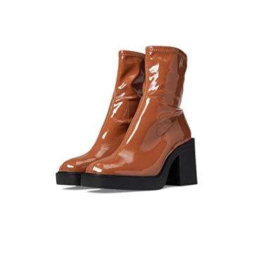 Kenneth Cole New York Women's Amber Ankle Boot - Trendy Rust Color, Size 7