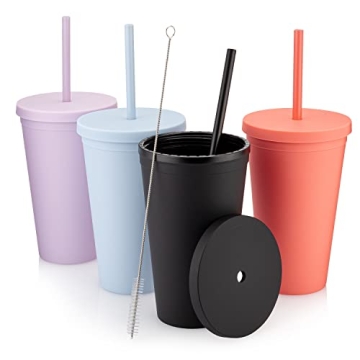 Colorful STRATA CUPS Acrylic Tumblers - Durable, Stylish & Fun