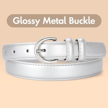 Versatile SANSTHS Women Leather Belt Stylish & Durable