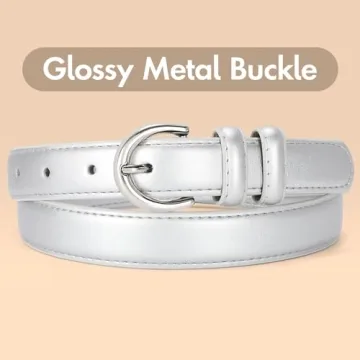 Versatile SANSTHS Women Leather Belt Stylish & Durable