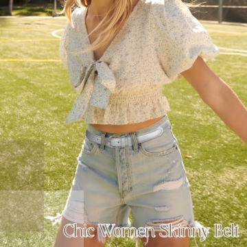 Versatile SANSTHS Women Leather Belt Stylish & Durable