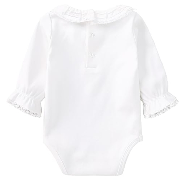 Pureborn Organic Cotton Baby Bodysuit for Girls 0-3 Months