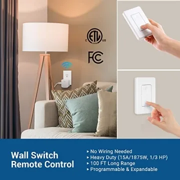 Dewenwils Wireless Remote Switch for Easy Home Lighting