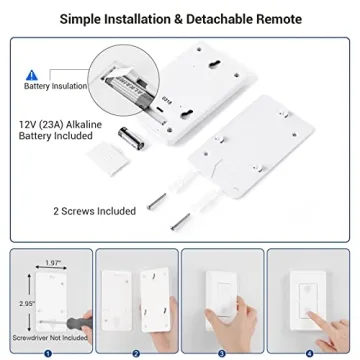 Dewenwils Wireless Remote Switch for Easy Home Lighting