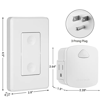Dewenwils Wireless Remote Switch for Easy Home Lighting